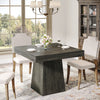 31.5 Inch Square Dining Table for 4 People Farmhouse Kitchen Small Dinner Table