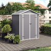 PP Garden Shed Equpments Outdoor Tools Storage Box Backyard Patio Shed Cabinet