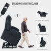 Electric Riser Recliner Armchair Heated Vibration Massage Sofa Arm Chair 2 Style