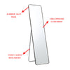 Full Length Dressing Mirror Bedroom Bathroom Free Standing Tilting / Wall Mirror