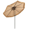 285cm Thatched Tiki Umbrella Hawaiian Style Hula Patio Beach Umbrella