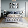 King Size 5FT Pine Wood Bed Frame Solid Wooden Bedstead Modern Bedroom Furniture