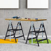 Folding Saw Horse Trestle Twin Pack Pair Trestle Stand Sawhorse 200kg Work Bench