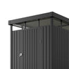 8.5 X 5.4 ft Outdoor Garden Storage Shed Metal Lean to Pent Shed for Tools Bikes