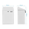 Wall Mounted Outdoor Large Lockable Mailbox Steel Locking Home Letter Post Box
