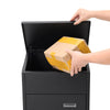 Large Standing Lockable Parcel Delivery Box Letter Post Drop Box Mailbox Outdoor