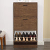 3 Drawer Shoe Cabinet Storage Cupboard Unit Shoe Rack Wooden Stand Organiser