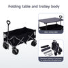 Heavy Duty Foldable Camping Outdoor Garden Trolley Cart Wagon Truck Wheelbarrow