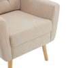 Tufted Upholstered Accent Armchair Mid Century Modern Occasional Lounge Chair