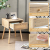 Wooden Bedside Table Cabinet w/ Drawer Nightstand Furniture Storage Side Table