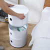 Round Storage Unit Bathroom Cabinet Chest Cupboard Side Table Vintage Postbox UK