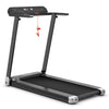 Foldable Electric Treadmill with APP Control & LED Display-Silver