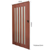 Internal Bi Folding Concertina Accordion Door PVC Sliding Divider Doors Bathroom