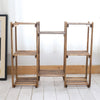 Wood Plant Stand 8 Pot Ladder Plant Holder Display Shelf Garden Balcony