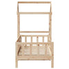 Day Bed with Roof 90x200 Solid Wood Pine G3J2