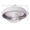 LED Ceiling Fan Light Dimmable Living Room 20 inch Lamp Pendant Smart Control