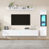 TV Entertainment Wall Unit Storage Unit Living Room Furniture with LED Lighting