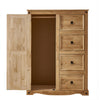 Corona 2 Door Wardrobe Tallboy 1 Door 4 Drawer Chest Mexican Solid Pine Bedroom