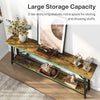 70.9'' Long Console Table, Industrial Entryway Hallway Sofa Table Behind Couch