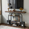 Industrial Wooden Retro Narrow Slim Console Table Side Table Hallway Furniture