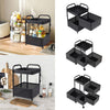 Rotating Storage Shelf Rack Kitchen 2-6 Tiers Grocery Fruit Vegs Onion Organizer