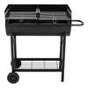 Charcoal BBQ Grill Trolley Barbecue Patio Outdoor Garden Heating Smoker 3 Levels
