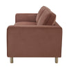 Dusk Soho Mauve Velvet 3 Seater Sofa RRP £699