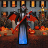 8FT Sickle Grim Reaper Inflatable Halloween Decoration w/ LED Lights Accessories