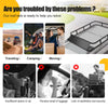 Car Roof Rack Basket Truck Cars Cargo Top Luggage Carrier w/ Wind Shield Fence