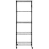 5 Tier Metal Storage Rack/Shelving on Wheel Wire Shelf Kitchen/Office Unit New