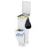 Plastic Step-on Trash Can Kitchen 3 in 1 Trash Can Garbage Can