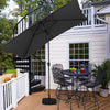 Rectangle Banana Garden Parasol 2x3M Umbrella Sun Shade Outdoor Patio Crank Tilt