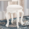 Dressing Table Stool 44x30x30 Vanity Chair Makeup Seat Baroque Piano Chair White