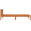 Gecheer Bed Frame Wax Brown 90x200 Solid Wood Pine E1W1