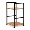 Table Bed Sofa Side Nightstand Storage Drawer Shelf Home Study Living Room Wood