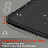 Black Shower Enclosure And Tray Sliding Door Wet Room Cubicle 8mm Nano Glass