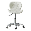 Cushioned Computer Desk Office Chair Chrome Legs Lift Swivel Adjustable Height