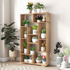 120cm Tall Bookshelf Modern Geometric Bookcase Book Storage Organizer Shelf