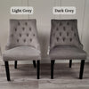 Velvet Pull Door Knocker Studded Dining Kitchen Accent Chairs Luxury Windsor