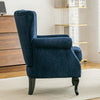 Chesterfield Chenille Wingback Tub Armchair Cuddle Chairs Cushioned Leisure Sofa