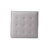 Luxury Padded Square Footstool Pouffe Style Stool Chair Wood Frame with Cushion