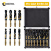 Cobalt Blacksmith Drills 14mm-25mm HSS Reduced Shank Drill Bits 8PCS