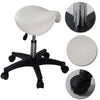 Stool On Wheels Adjustable Salon Beauty Chair Swivel Bar Stools Black White