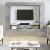 Modern Wall-Mounted TV Cabinet - Spacious Storage Unit with Side Shelves, T1A7