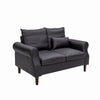 Panana Linen Fabric 2 & 3 Seater Sofa Couch with Wood Legs 3 Colours
