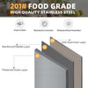 Stainless Steel Table with 2 Layer Top Shelf, Food Prep Workbench for Outdoor