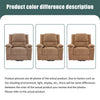 Electric Recliner Chair Cinema Sofa Armchair with Massage & Heat Function Brown