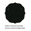 Luxury Accent Wall Art Mirror 80cm Large Decor Mirror with Gold Beveled Frame UK