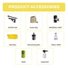 3000W Electric High Pressure Washer High Power Jet Wash Patio Car Cleaner