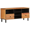 Gecheer TV Cabinet 100x33x46 Solid Wood Acacia M4P1